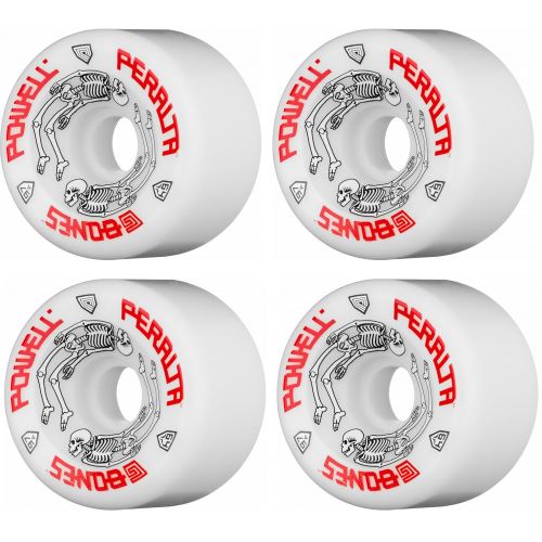  Powell-Peralta G-Bones Skateboard Wheels with Hybrid Ceramic Bearings