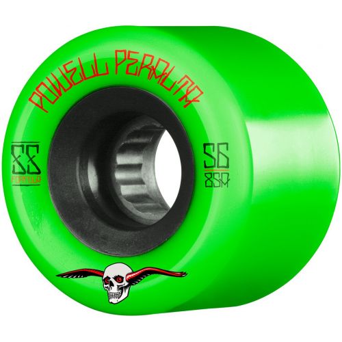  Powell-Peralta G-Slides 85A Skateboard Wheels, Green, 56 mm