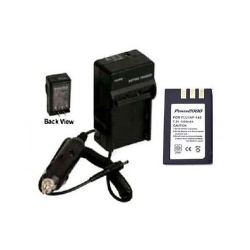  Power 2000 NP-140 Battery + Charger for Fuji Fujifilm Finepix S100, FujiFilm S200 EXR, FujiFilm S205 EXR