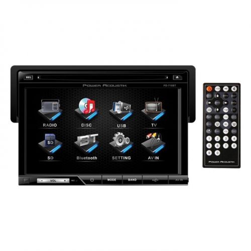 Power Acoustik PD-710B 7 Single-DIN In-Dash TFT/LCD Touchscreen DVD Receiver with Bluetooth