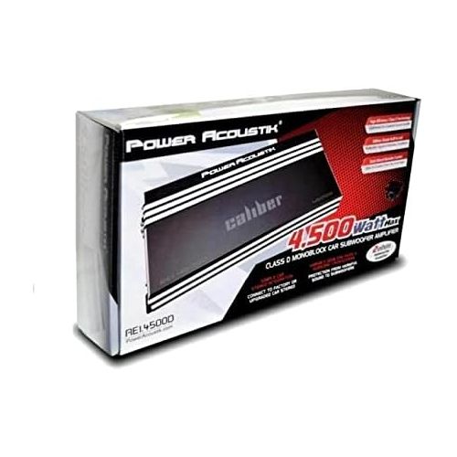  Power Acoustik RE1.4500D 4500 Watt 1 Channel Monoblock Car Amplifier RE1-4500D