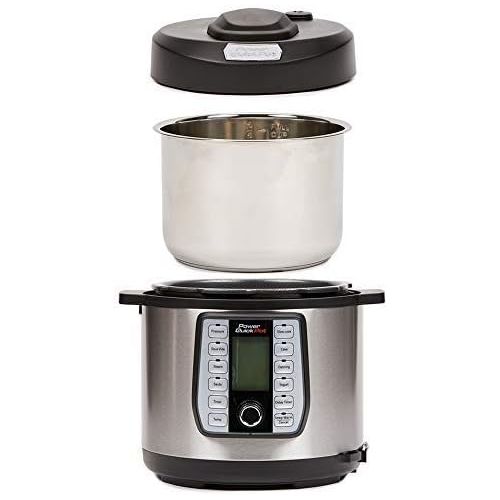  Power AirFryer XL Power Quick Pot (6 QUART) 37 in1 Multi- Use Programmable Pressure Cooker, Slow Cooker, Rice Cooker, Yogurt Maker, Cake Maker, Egg Cooker, Baking, Saute/Sear, Steamer, Hot Pot, Sous