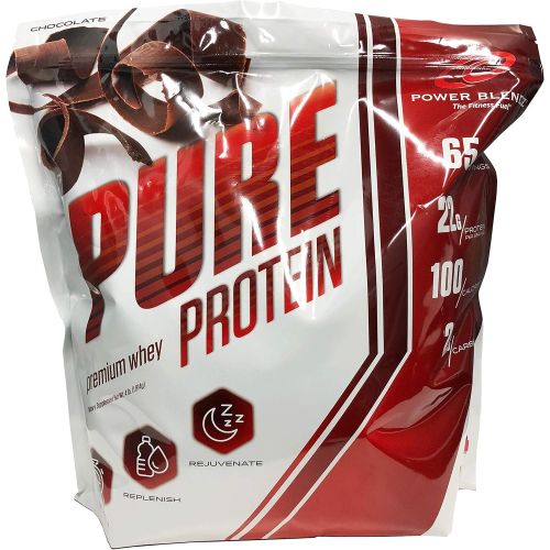  Smoothie Powder Pure Protein Vanilla, Pure Whey Protein Concentrate and Isolate Blend, Vanilla Flavor by Power Blendz