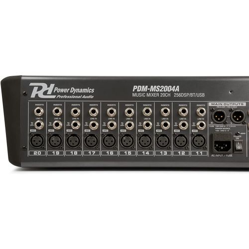  [아마존베스트]Power Dynamics PDM S200420Channel Mixer DSP/MP3, USB port, BT Receiver