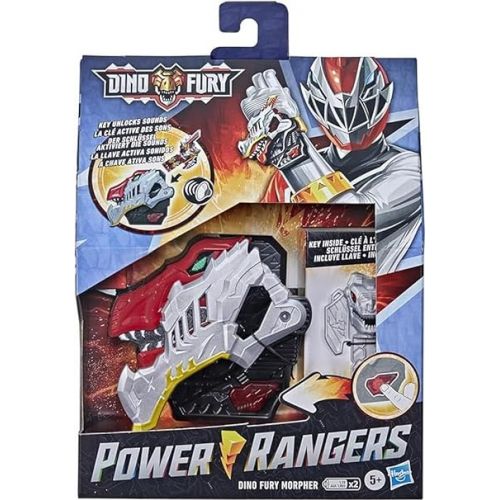  Power Rangers Playskool Dino Fury Morpher Electronic Toy with Lights and Sounds Includes Dino Fury Key Inspired TV Show Ages 5 and Up