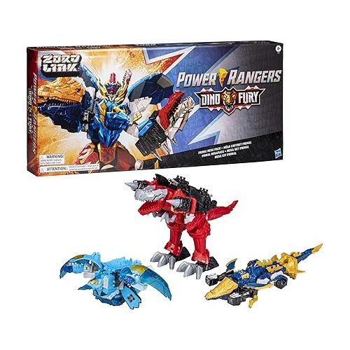  Power Rangers Dino Fury Primal Mega Pack for Kids Ages 4 and Up (Amazon Exclusive)