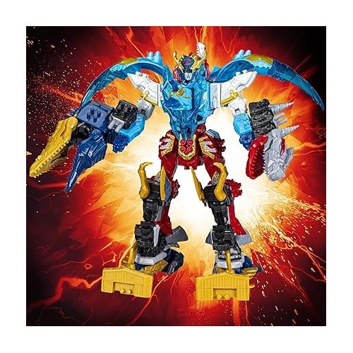  Power Rangers Dino Fury Primal Mega Pack for Kids Ages 4 and Up (Amazon Exclusive)