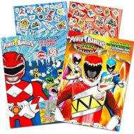 Power Rangers Coloring Book Super Set - 2 Coloring and Activity Books and 25 Stickers