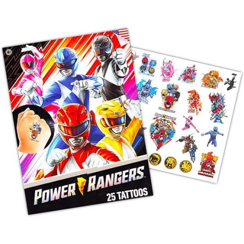  Power Rangers Coloring Book Super Set - 2 Coloring and Activity Books and Stickers