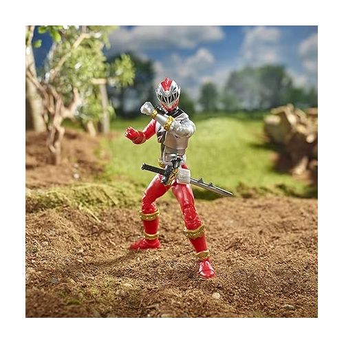  Power Rangers Lightning Collection Dino Fury Red Ranger 6-Inch Premium Collectible Action Figure Toy