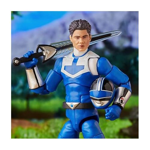  Power Rangers Lightning Collection Time Force Blue Ranger and Vector Cycle Action Figures with Accessories, Ages 4 and Up, Collectible Toys