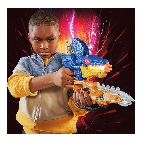  Power Rangers Dino Fury Gold Fury Blade Blaster Superhero Costume Accessory Ranger Morpher with Electronics Great Gift for Kids Ages 5 & Up