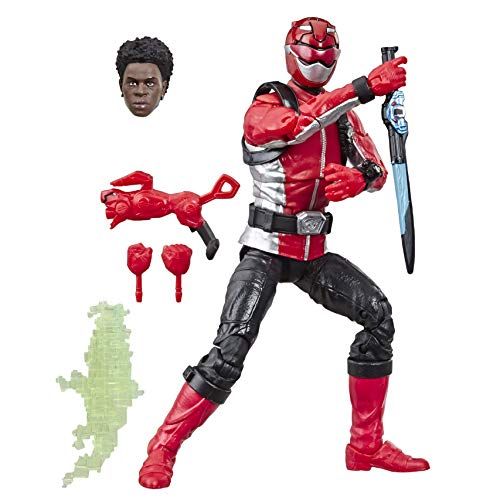 해즈브로 Hasbro Power Rangers Lightning Collection 6 Beast Morphers Red Ranger Collectible Action Figure Toy with Accessories