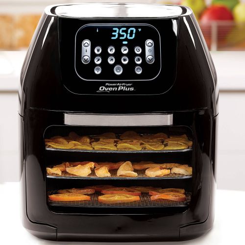 파워 비젼 Power AirFryer Oven Plus, 6-Quart, Black