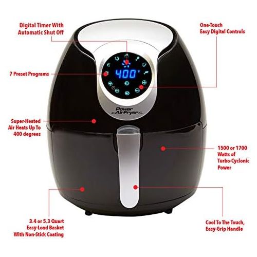 파워 비젼 Power AirFryer XL Power Air Fryer XL 5.3 Quart