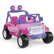 Power Wheels Disney Princess Jeep Wrangler Ride-On Battery Powered Vehicle with Sounds & Phrases for Preschool Kids Ages 3+ Years?