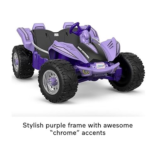  Power Wheels Dune Racer Extreme Purple 12-V Ride-on Vehicle for Preschool Kids Ages 3-7 Years