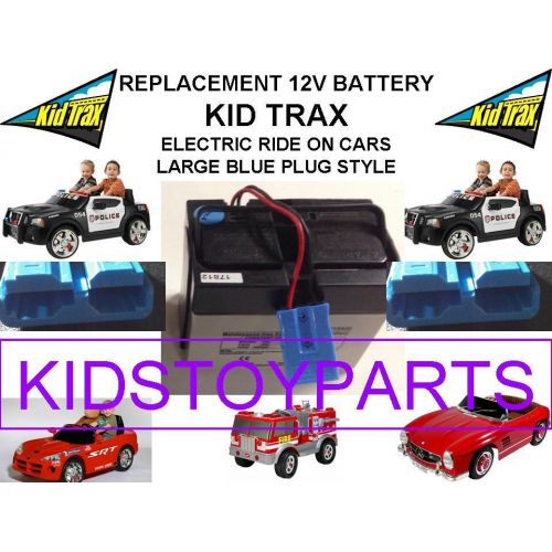  Power Wheels NEW! REPLACEMENT KID TRAX 12 VOLT CHARGEABLE BATTERY w LG BLUE PLUG