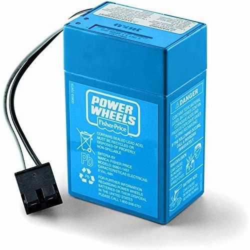  [아마존베스트]Power Wheels Toddler 6-Volt Rechargeable Replacement Battery