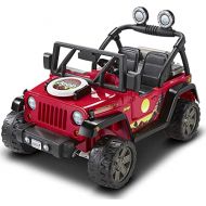 Fisher-Price Power Wheels BBQ Fun Jeep Wrangler, 12V battery-powered ride-on vehicle