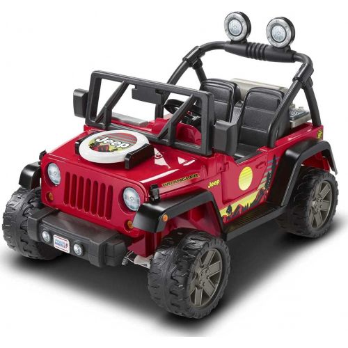  Fisher-Price Power Wheels BBQ Fun Jeep Wrangler, 12V battery-powered ride-on vehicle