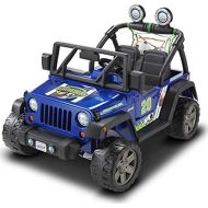 Fisher-Price Power Wheels Gameday Jeep Wrangler Battery-Powered Ride-On Vehicle