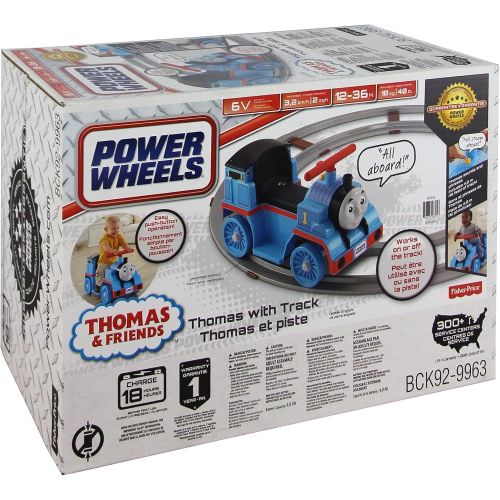  Power Wheels Thomas & Friends,Thomas Train with Track [Amazon Exclusive]