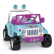Power Wheels Disney Frozen Jeep Wrangler 12-V Ride-On Vehicle for preschool kids ages 3-7 years