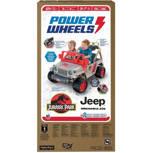  Power Wheels Jurassic World, Jeep Wrangler