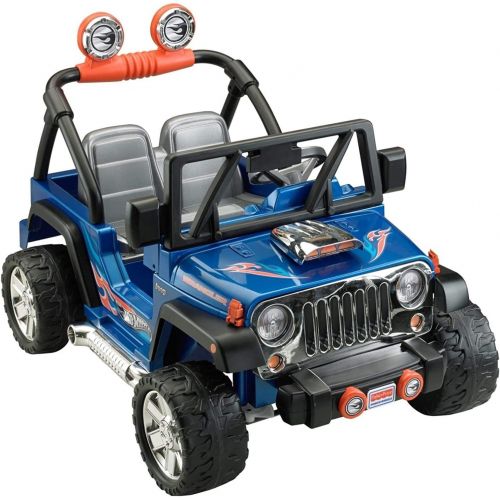  Power Wheels Hot Wheels Jeep Wrangler, Blue (12V)