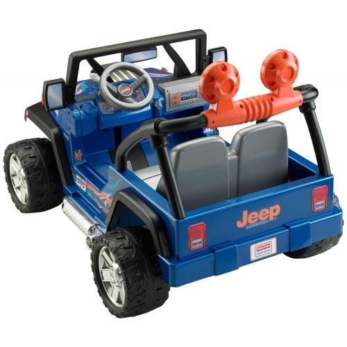  Power Wheels Hot Wheels Jeep Wrangler, Blue (12V)