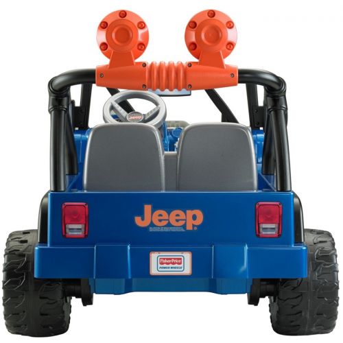  Power Wheels Hot Wheels Jeep Wrangler, Blue (12V)