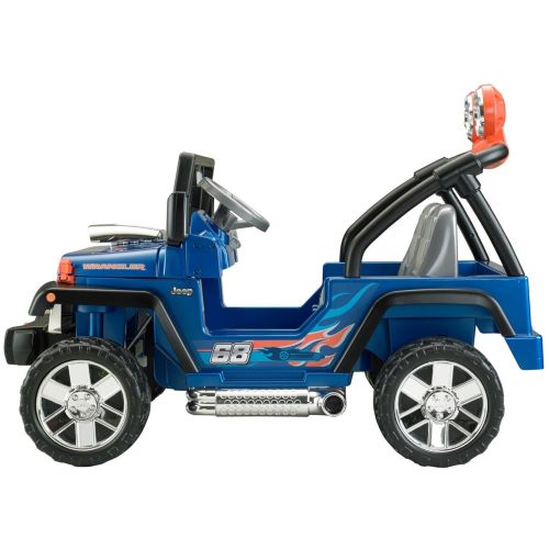  Power Wheels Hot Wheels Jeep Wrangler, Blue (12V)