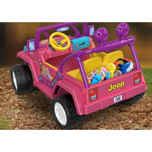  Power Wheels Hot Wheels Jeep Wrangler, Blue (12V)