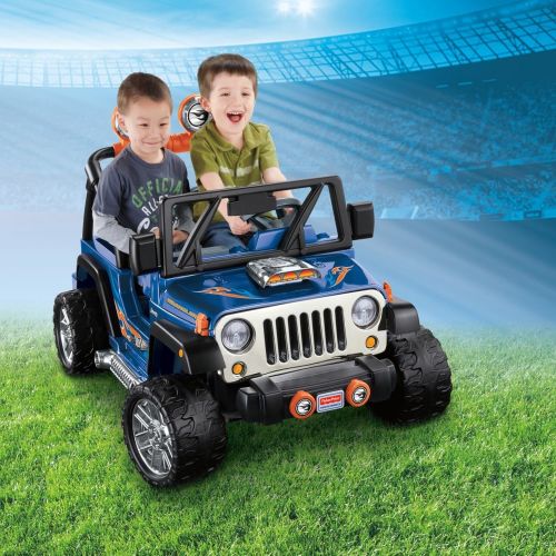  Power Wheels Hot Wheels Jeep Wrangler, Blue (12V)