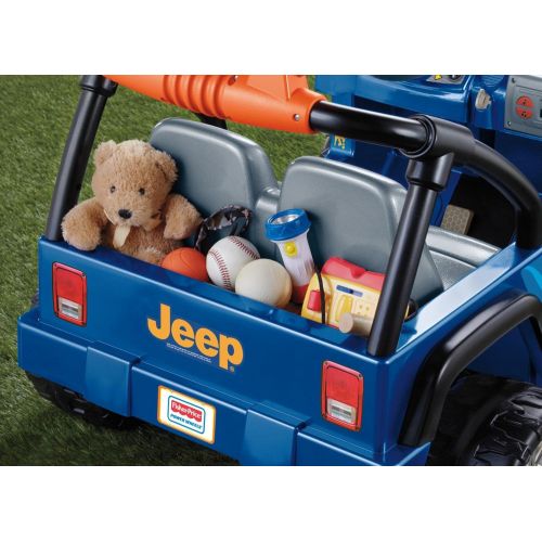  Power Wheels Hot Wheels Jeep Wrangler, Blue (12V)