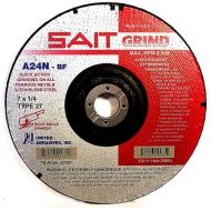 Power tool accessories United Abrasives-SAIT 20002 Type 27 A24N Grade 3-Inch x 1/4-Inch x 3/8-Inch, Fast Depressed Center Grinding Wheels, 25-Pack