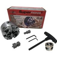 Power tool accessories set NOVA 23055 SUPERNOVA 2 CHUCK WITH 2 JAWS, WOODWORM SCREW, NOVA CHUCK SPUR & INSERT (with IVNS 7/8 x 14tpi Insert)