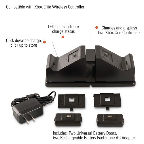  PowerA Charging Station for Xbox One -Black (CPFA114326-02)