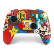 PowerA Enhanced Wireless Nintendo Switch Controller - Mario Pop, Rechargeable Switch Pro Controller, Immersive Motion Control, Officially Licensed by Nintendo (Amazon Exclusive)