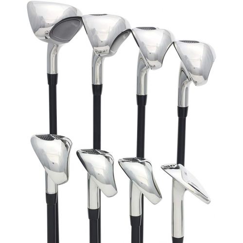  Mena€s Powerbilt Golf EX-550 Hybrid Iron Set, which Includes: #4, 5, 6, 7, 8, 9, PW +SW Regular Flex Graphite Right Handed New Utility Clubs