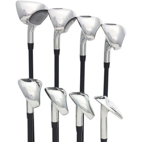  Men’s Powerbilt Golf EX-550 Hybrid Iron Set, which Includes: #4, 5, 6, 7, 8, 9, PW +SW Senior Flex Right Handed New Utility “A” Flex Club