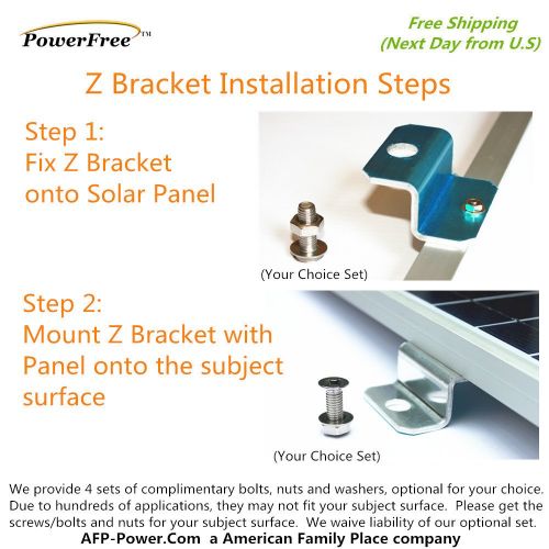  PowerFree MonoPlus Solar Cell 150w 150 Watt Panel Charging Kit for 12v Battery RV Boat