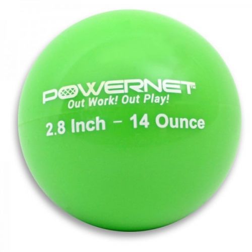 롤링스 PowerNet 2.8 Weighted Hitting and Batting Training Ball (6 pack) 12 Oz - Yellow