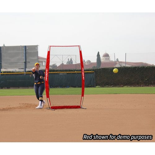  PowerNet I-Screen Pitching Protection Net with Frame and Carry Bag