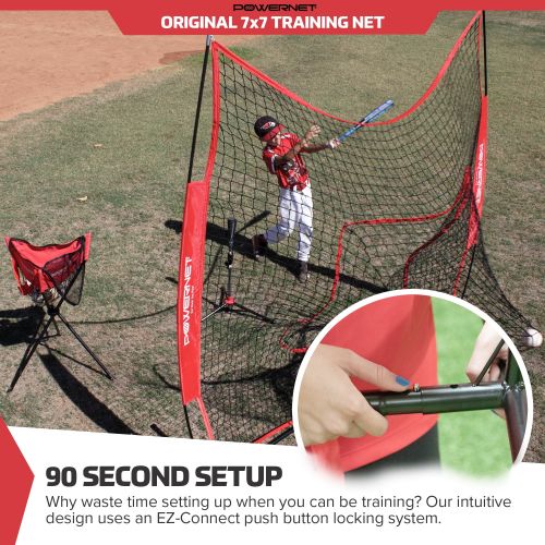  PowerNet 7x7 Baseball Softball Hitting Net