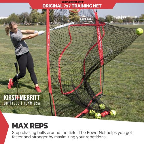  PowerNet 7x7 Baseball Softball Hitting Net