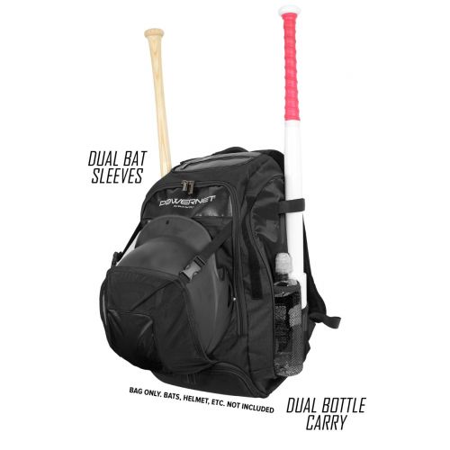  PowerNet Baseball Softball Backpack XL - BLACK