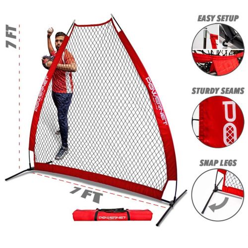  PowerNet Baseball Softball A-Frame Pitching Screen