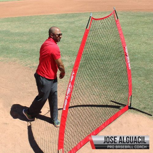  PowerNet Baseball Softball A-Frame Pitching Screen